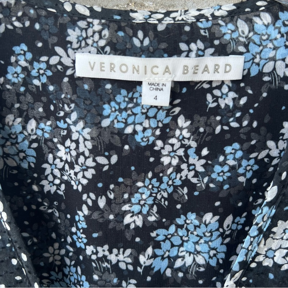 Veronica Beard Sean floral jacquard silk minidress - Picture 5 of 7